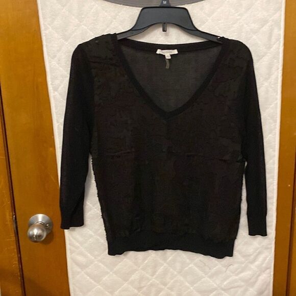 Lucy Paris Tops - Sheer 3/4 sleeve shirt 
